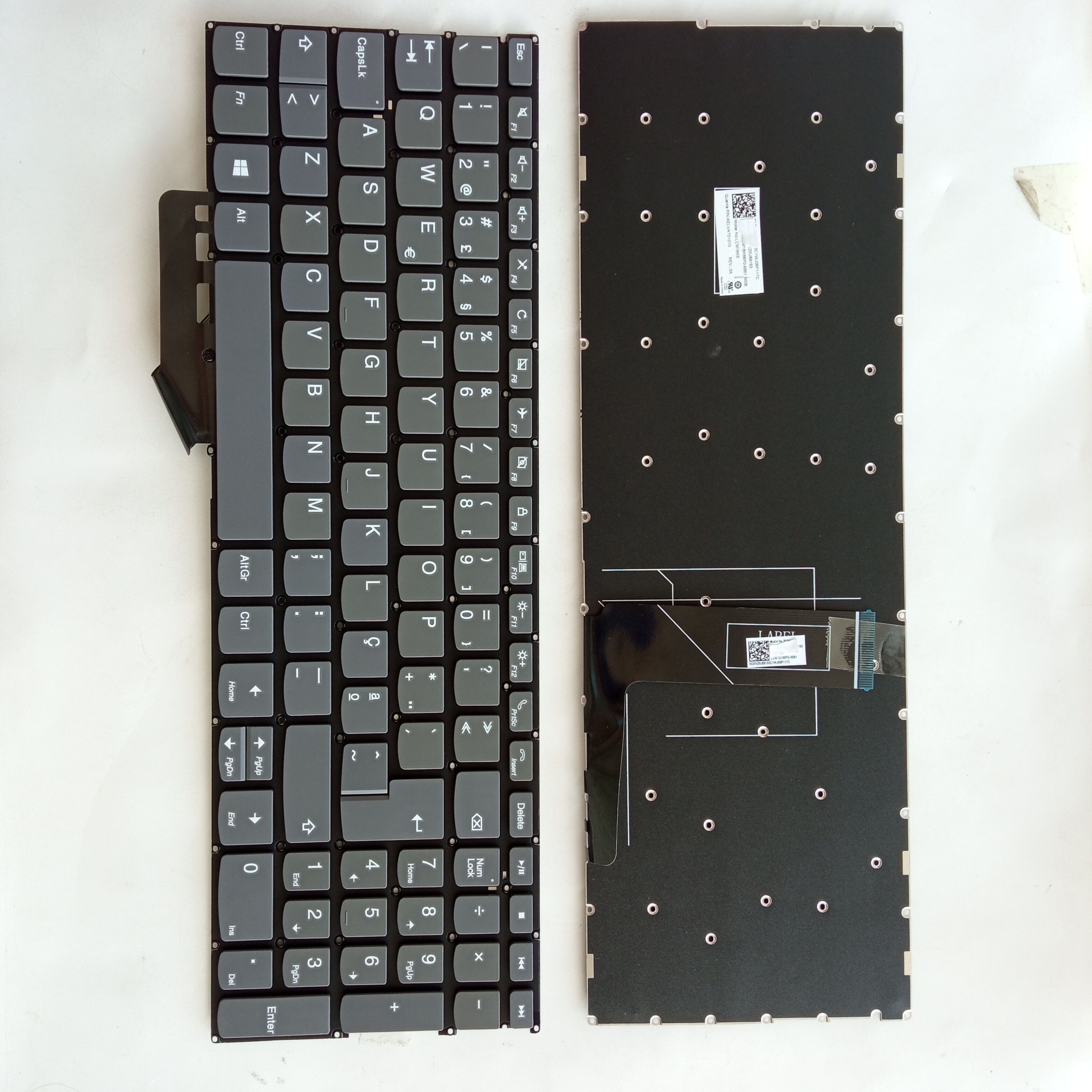 Picture of New Replacement Laptop Keyboard For LENOVO C740-15/S540-15/S340-15/E53-80 Grey PO Layout